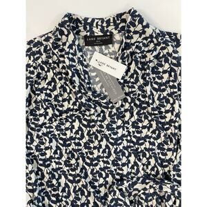 NWT Lane Bryant Floral Jersey Dress Blue And White Size 18/20